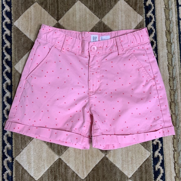 Girl’s GAP pink with stars shorts - Picture 1 of 6